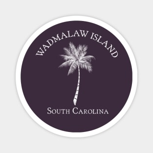 Wadmalaw Island South Carolina Vintage Palm Magnet